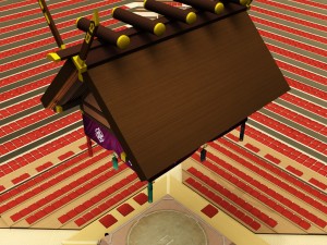 sumo arena grand hall dojo Modelo 3D