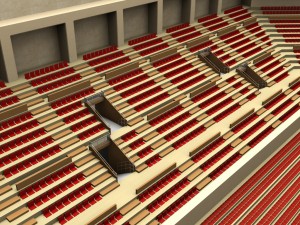 sumo arena grand hall dojo Modelo 3D