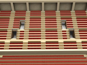 sumo arena grand hall dojo Modelo 3D