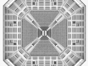 sumo arena grand hall dojo 3D Model
