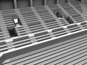 sumo arena grand hall dojo 3D Model