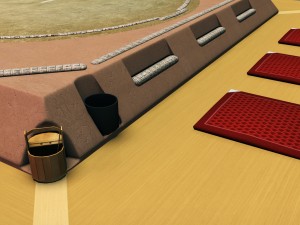 sumo arena grand hall dojo Modelo 3D