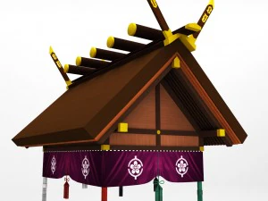 sumo arena grand hall dojo 3D Model