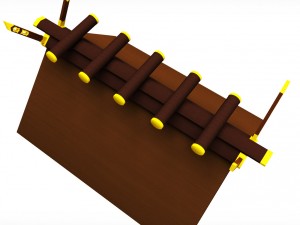 sumo arena grand hall dojo Modelo 3D
