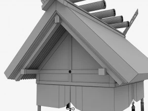 sumo arena grand hall dojo 3D Model