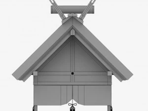 sumo arena grand hall dojo 3D Model