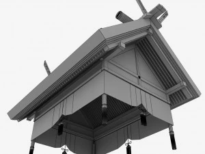 sumo arena grand hall dojo 3D Model