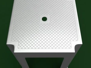 garden plastic stool 3D Model