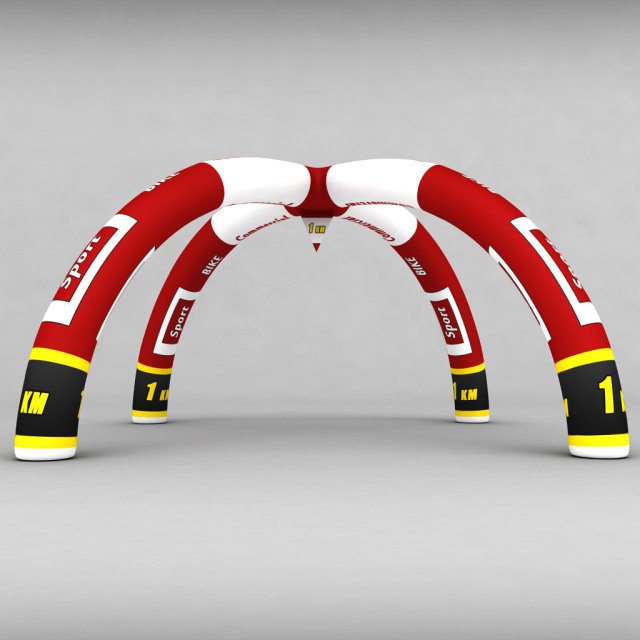 banner commercial road bike low poly 2011 Modelo 3D .c4d .max .obj .3ds .fbx .stl .blend