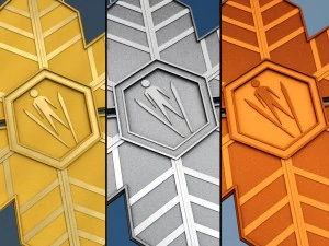 спортивний зимовий пакет медалей 3D Модель