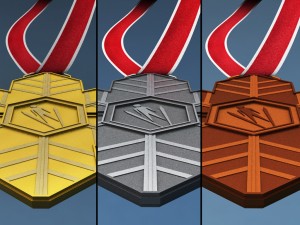 sport winter medal pack 3D Model