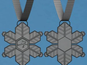 sport winter medal pack 3D Model