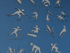 sport winter medal pack 3D Model
