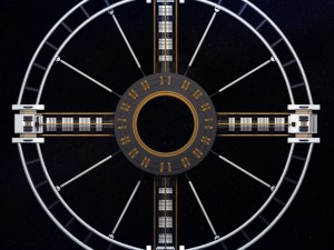 space station torus sci-fi 3D Model