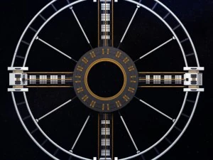 uzay istasyonu torus bilimkurgu 3D Model