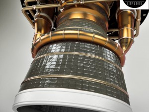 engine space rocket Modèle 3D