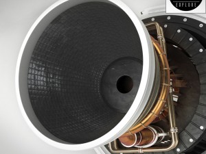 engine space rocket Modèle 3D