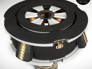 engine space rocket Modèle 3D