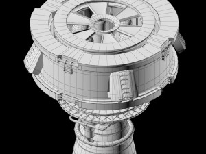 engine space rocket Modèle 3D