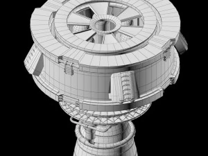 engine space rocket 3D Model