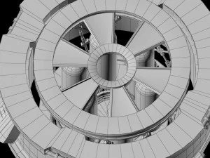 engine space rocket 3D Model