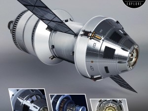 spacecraft ship rocket Model 3D