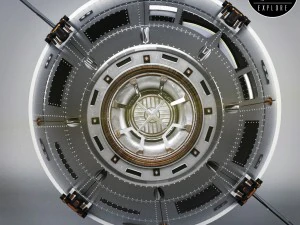 spacecraft ship rocket 3D Model
