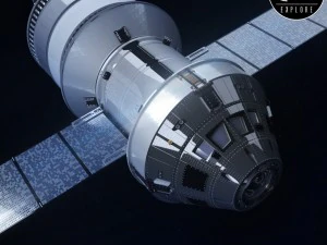 spacecraft ship rocket 3D Model