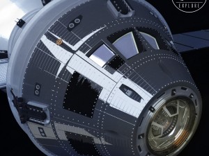 spacecraft ship rocket 3D मॉडल