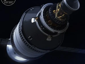 spacecraft ship rocket 3D Model