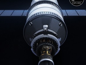 spacecraft ship rocket 3D मॉडल