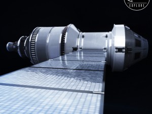 spacecraft ship rocket 3D मॉडल