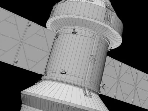 spacecraft ship rocket 3D Model