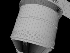 spacecraft ship rocket 3D Model