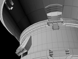 spacecraft ship rocket 3D Model