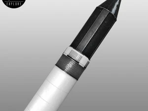 space sci-fi rocket ship small 3D Model
