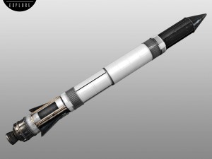 space sci-fi rocket ship small 3D Model