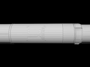 space sci-fi rocket ship small 3D Model