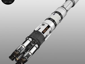 Space sci-fi rocket ship 3D Model