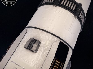 Space sci-fi rocket ship 3D Model