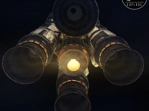 Nave spaziale di fantascienza Modello 3D