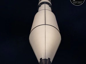 Nave spaziale di fantascienza Modello 3D