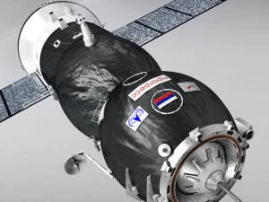 progresso dell'astronave soyuz dettaglio elevato Modello 3D