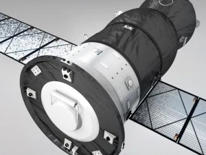 spaceship progress soyuz high detail 3D Model