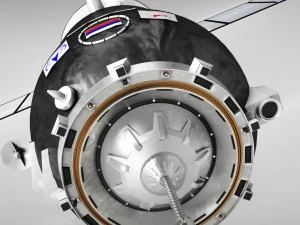spaceship progress soyuz high detail 3D Model