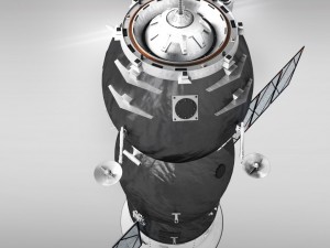spaceship progress soyuz high detail 3D Model