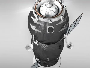 spaceship progress soyuz high detail 3D Model