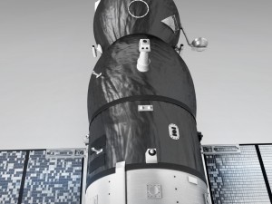 spaceship progress soyuz high detail 3D Model