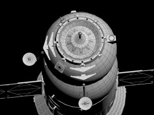 spaceship progress soyuz high detail 3D Model