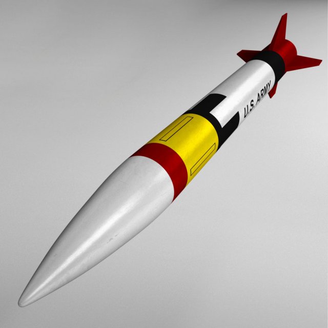 patriot missile mim-104 high detail Modelo 3D .c4d .max .obj .3ds .fbx .stl .blend 